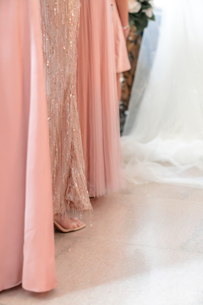 Bridesmaid Dress Colors and Textures