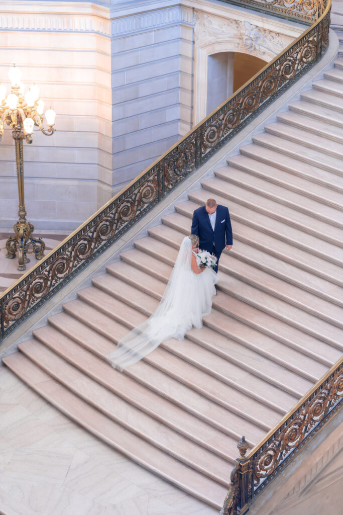 Grand staircase Wedding
